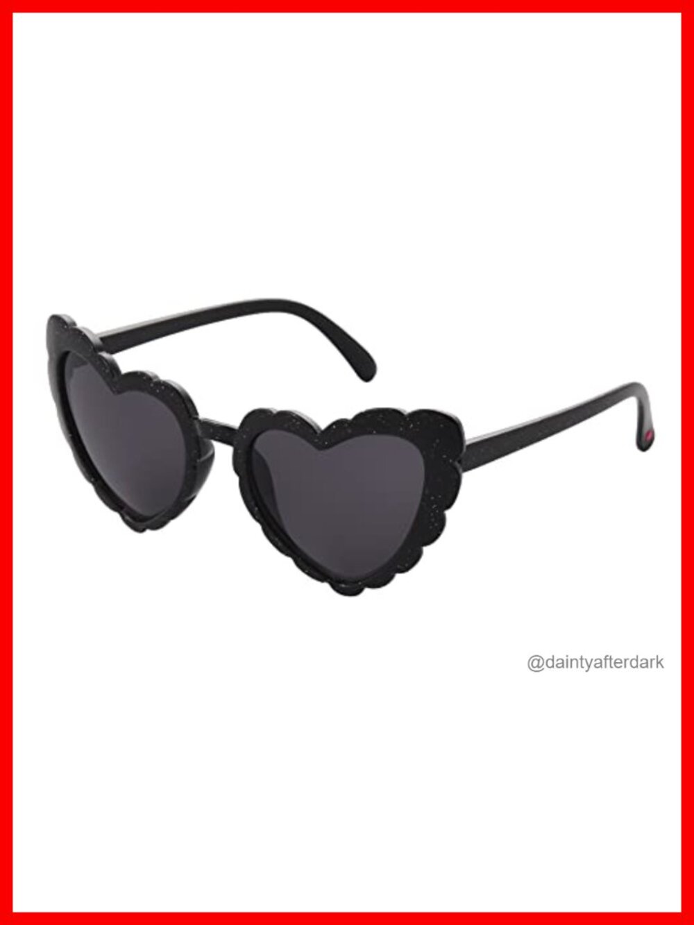 Heart Shaped Full Frame Shield Sunglasses with UV Protection